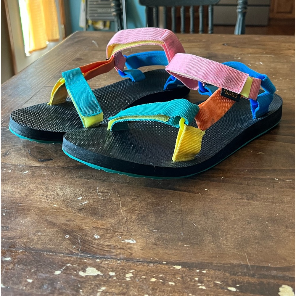 TEVA Womens Original Universal Sandals Multicolored 90’s Sandals